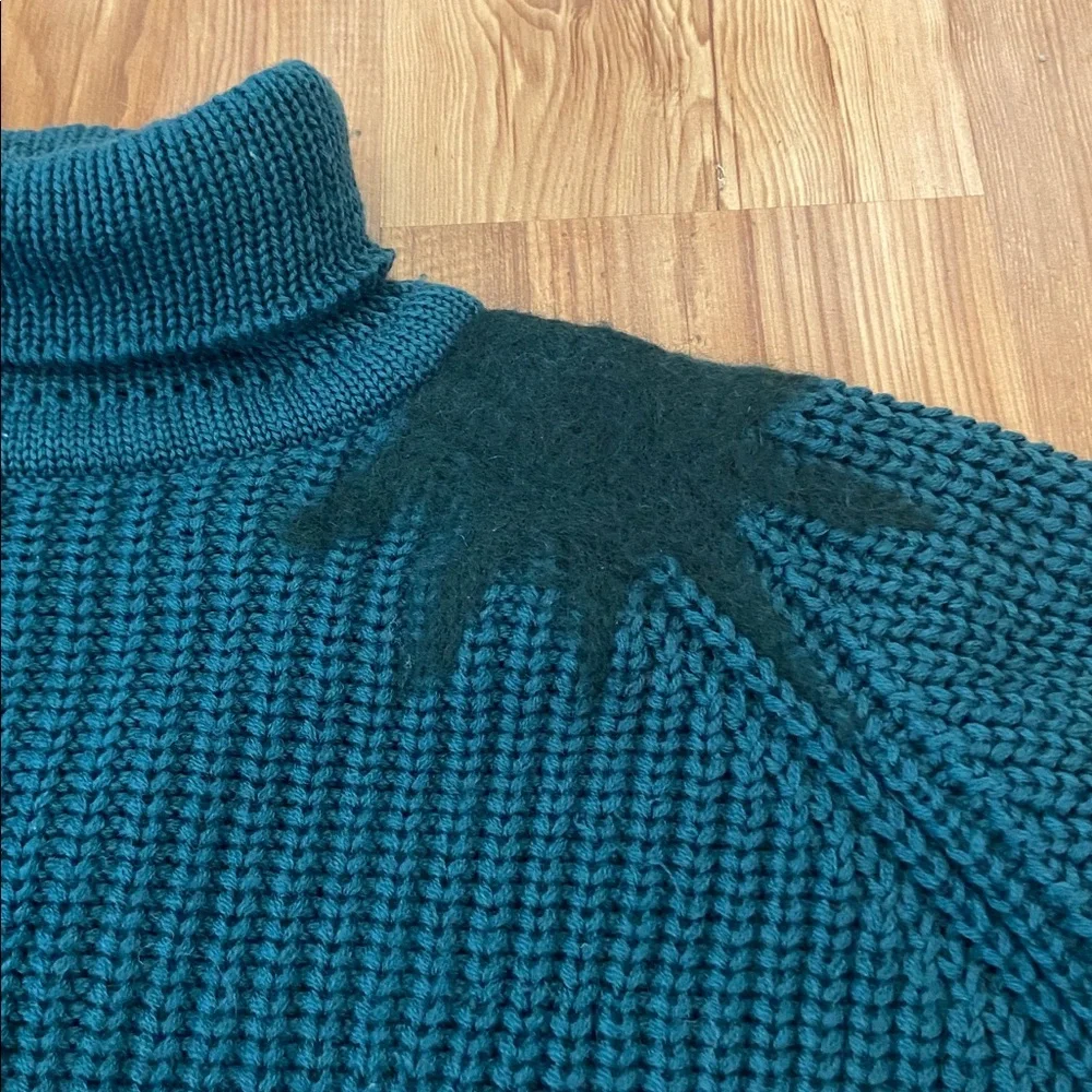 PAUL SMITH restored turtleneck chunky wool sweater XL - Picture 2 of 10